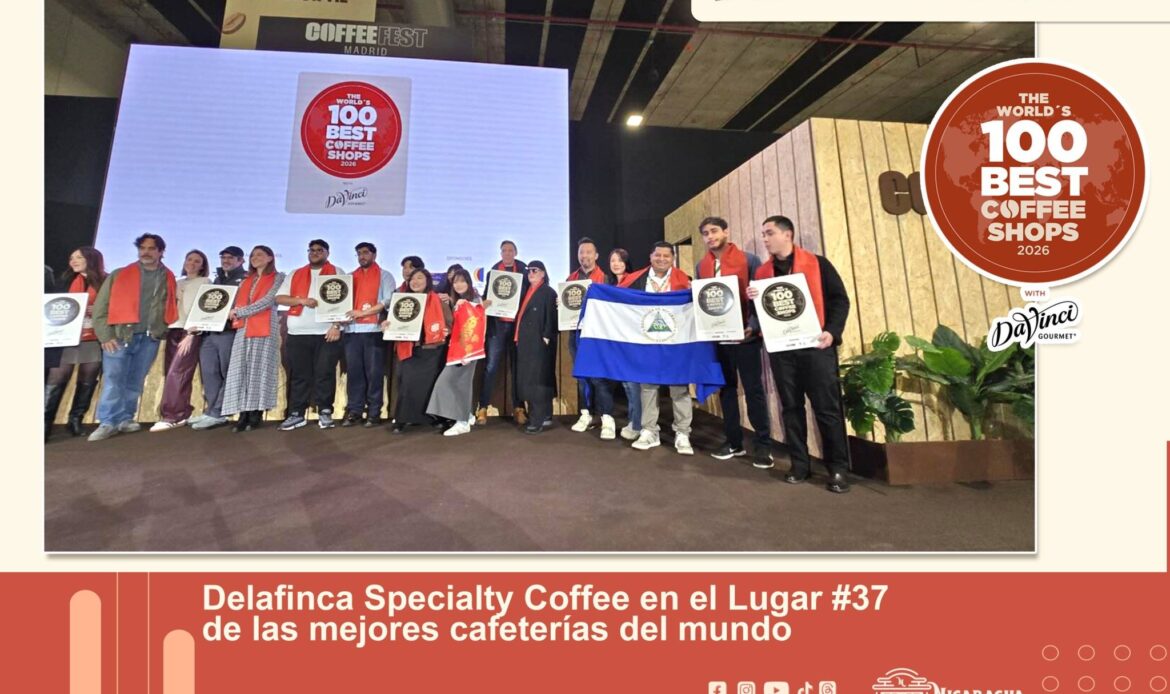 Delafinca Specialty Coffee se posiciona en el puesto #37 del ranking mundial The World’s 100 Best Coffee Shops 2026